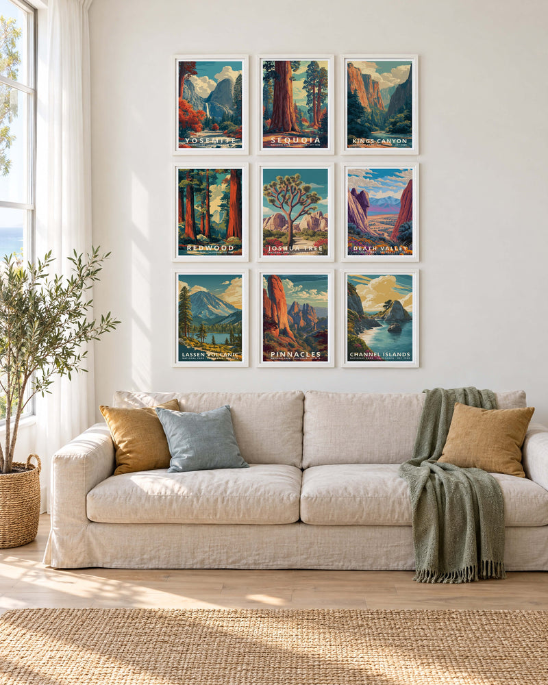 California National Parks Gallery Wall