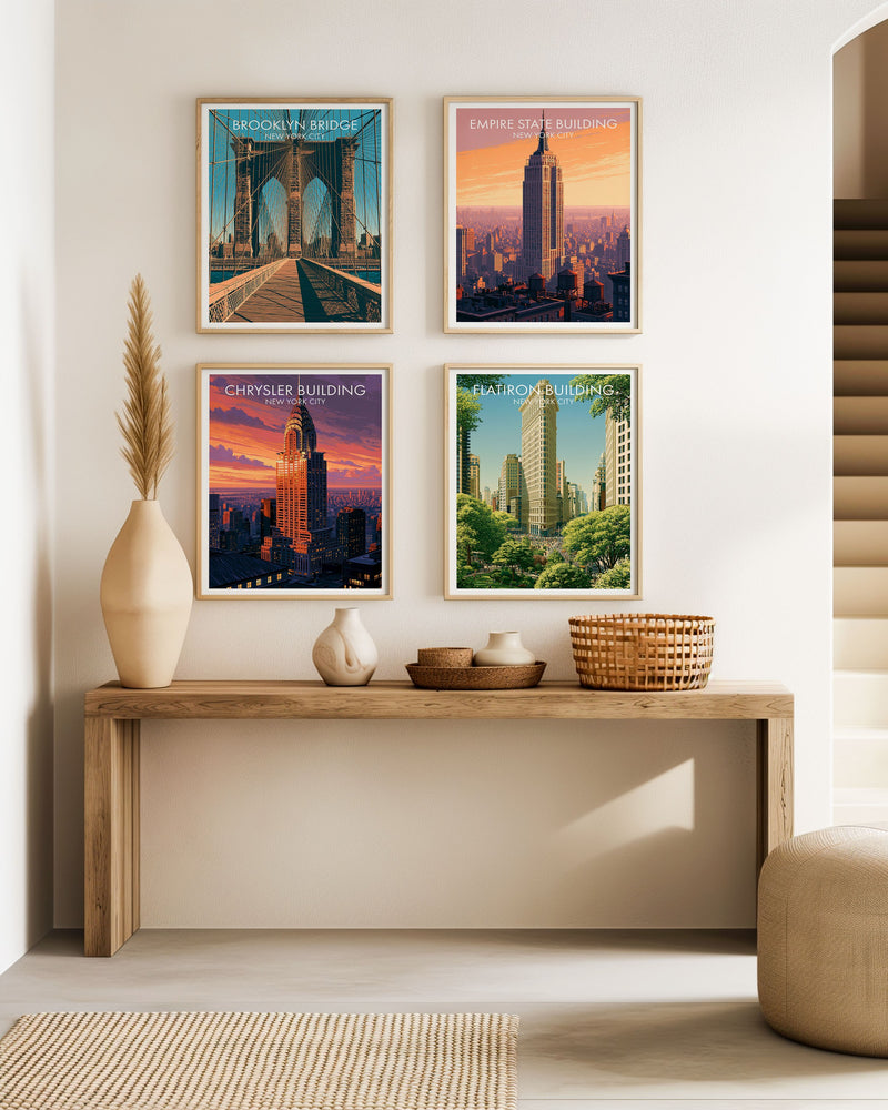 New York City Landmarks Gallery Wall