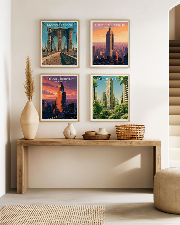 New York City Landmarks Gallery Wall