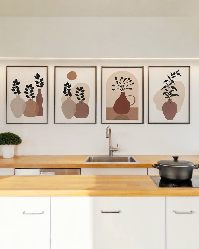 Boho Vases Gallery Wall