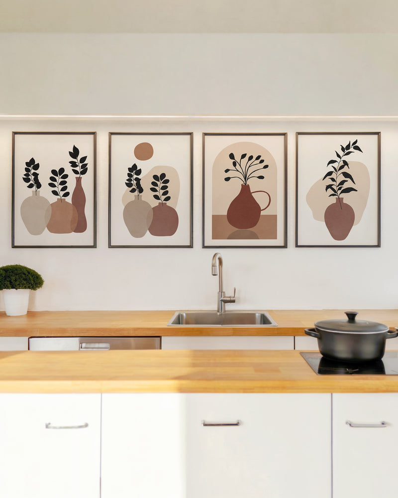 Boho Vases Gallery Wall