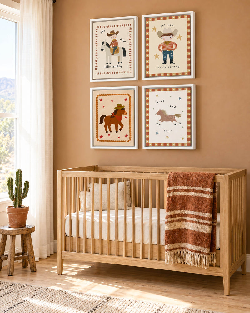 Little Cowboy Western Nursery Gallery Wall