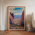 Death Valley National Park Retro Art Print