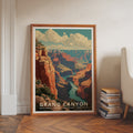 Grand Canyon National Park Retro Art Print