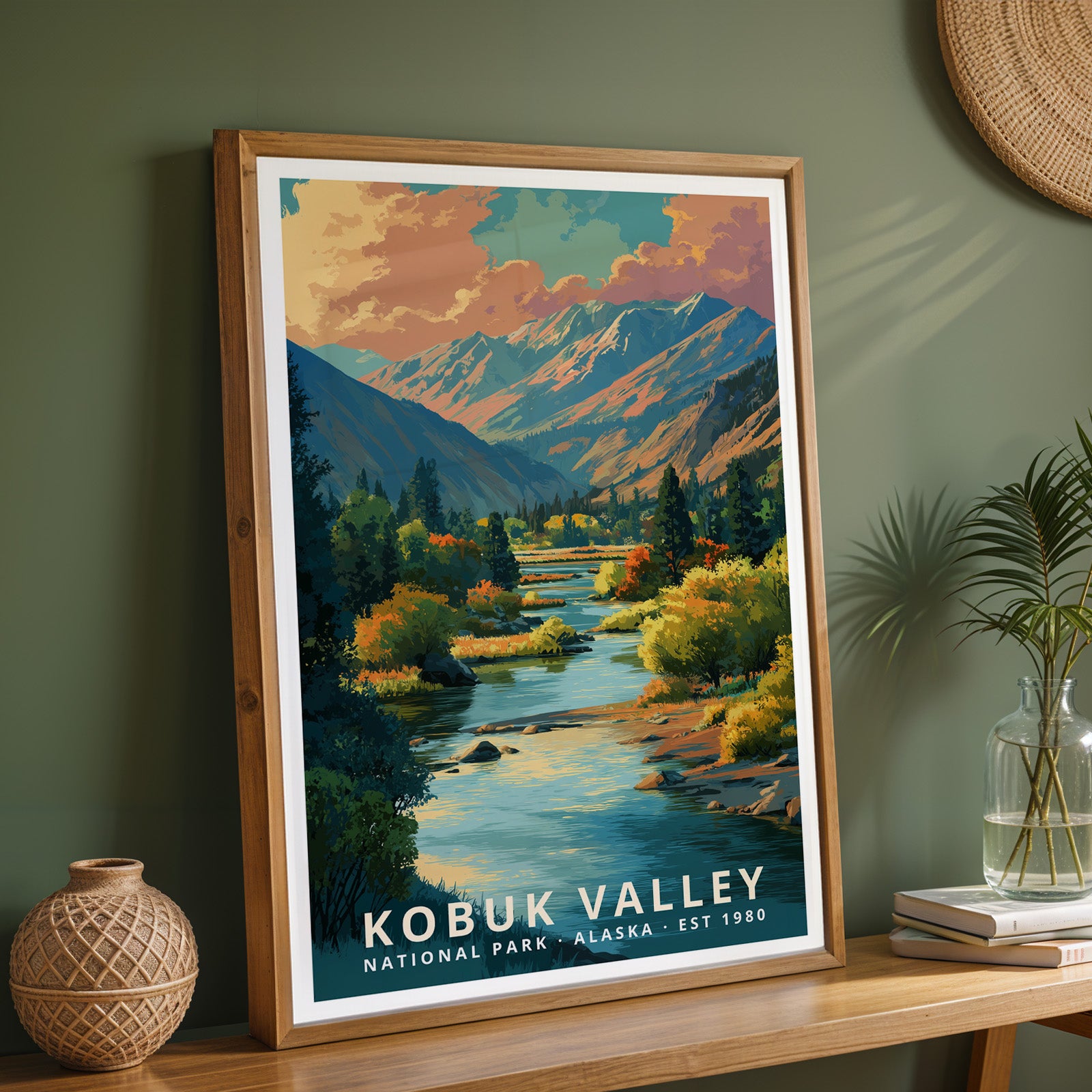 Kobuk Valley National Park Retro Art Print