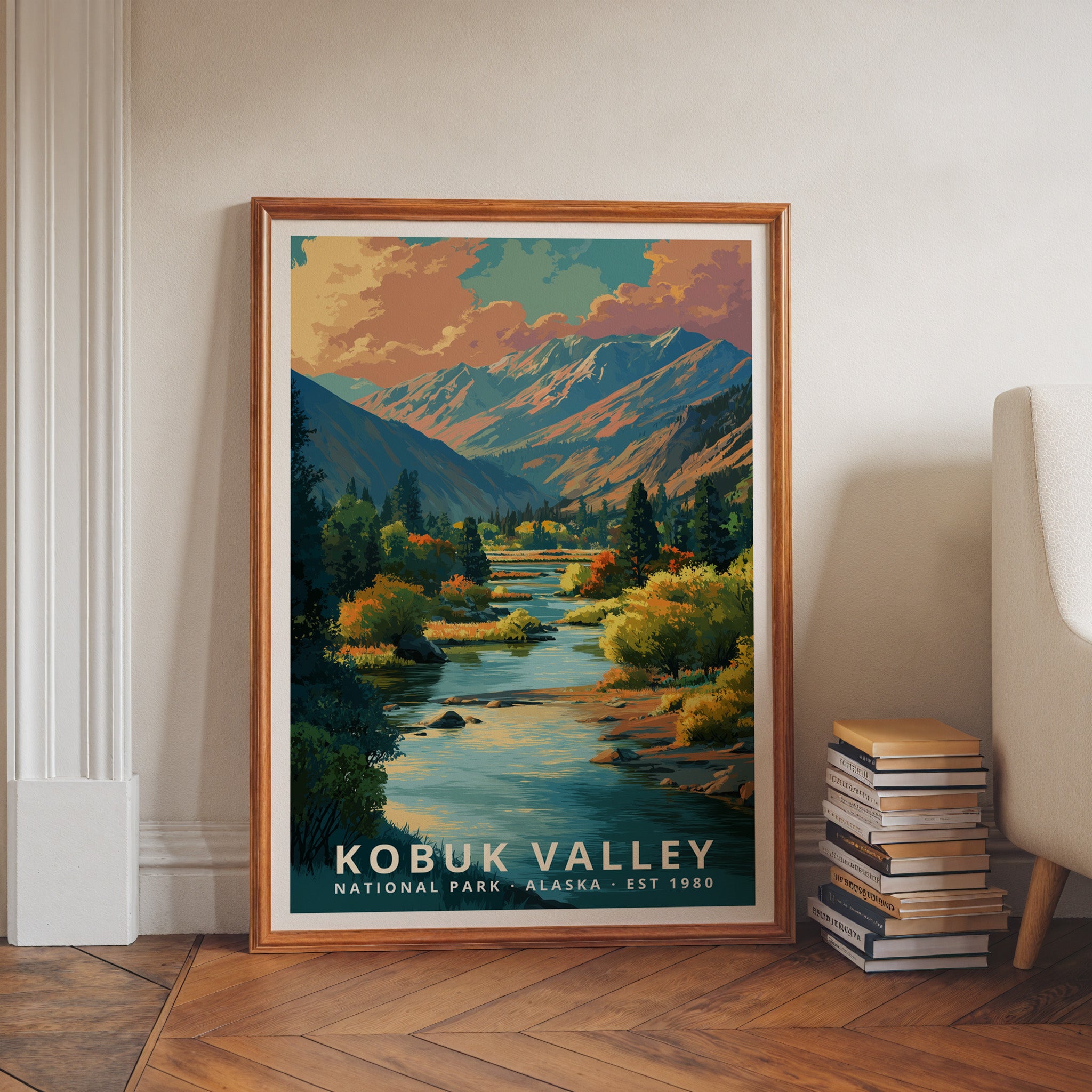 Kobuk Valley National Park Retro Art Print