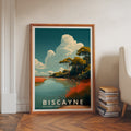 Biscayne National Park Retro Art Print