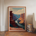 Canyonlands National Park Retro Art Print