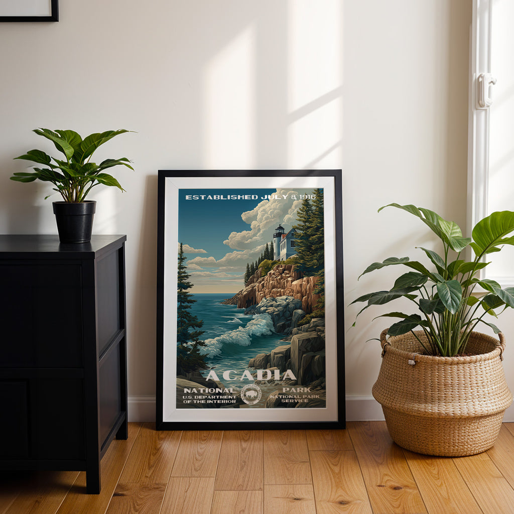 Acadia National Park Vintage WPA