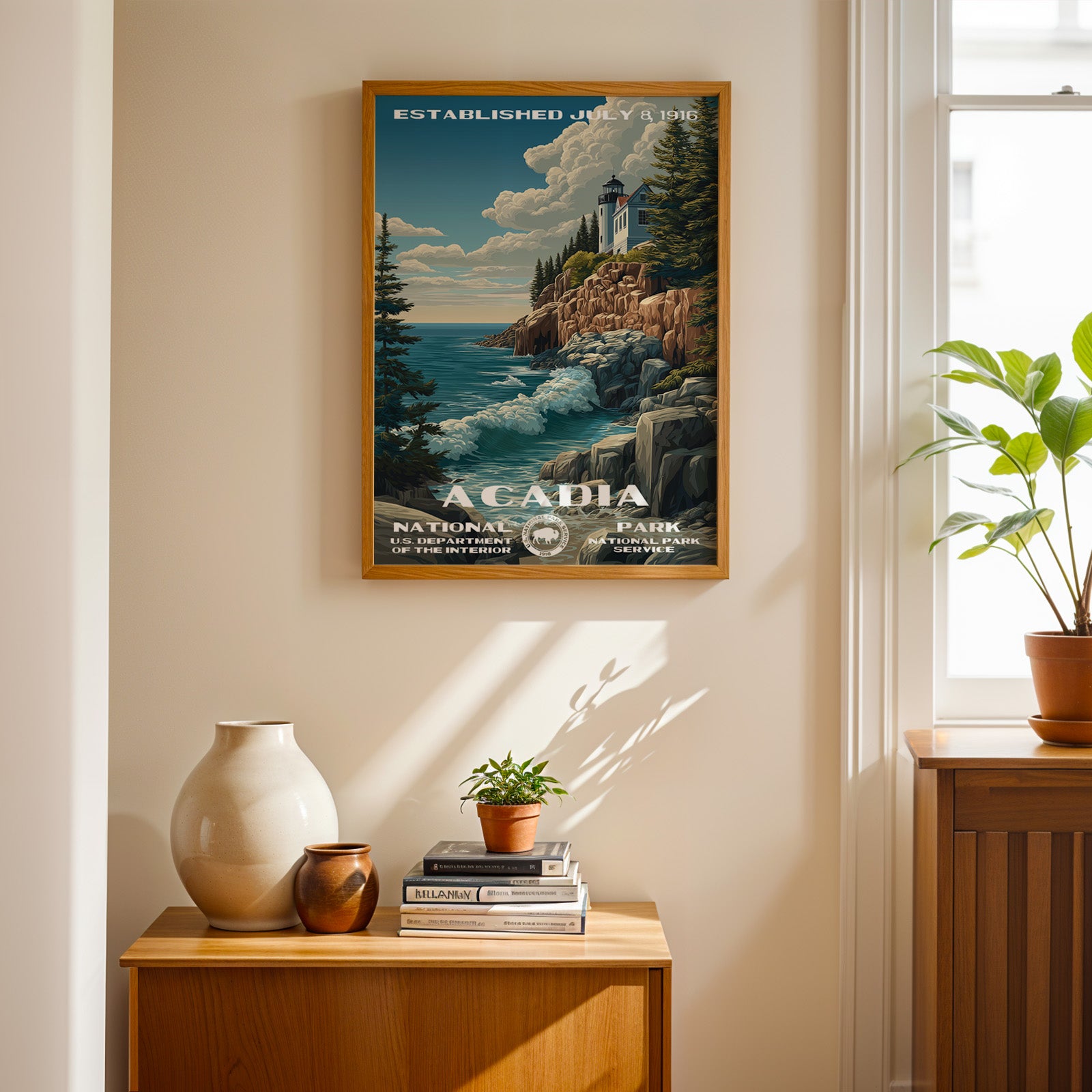 Acadia National Park Vintage WPA