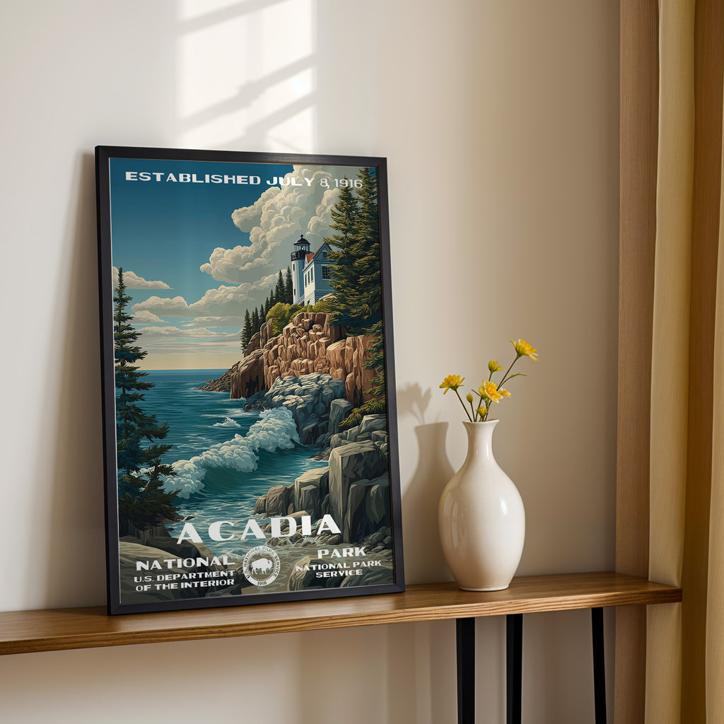 Acadia National Park Vintage WPA
