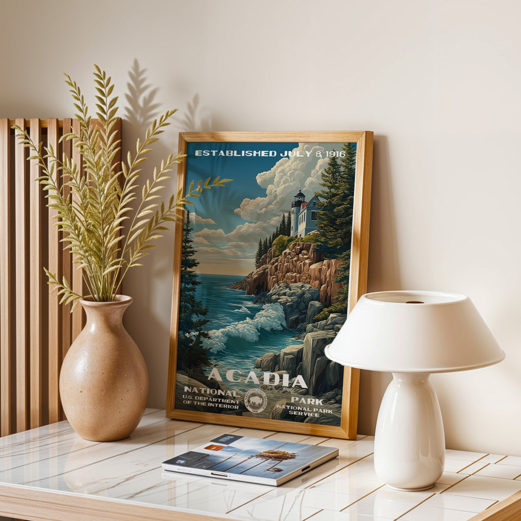 Acadia National Park Vintage WPA