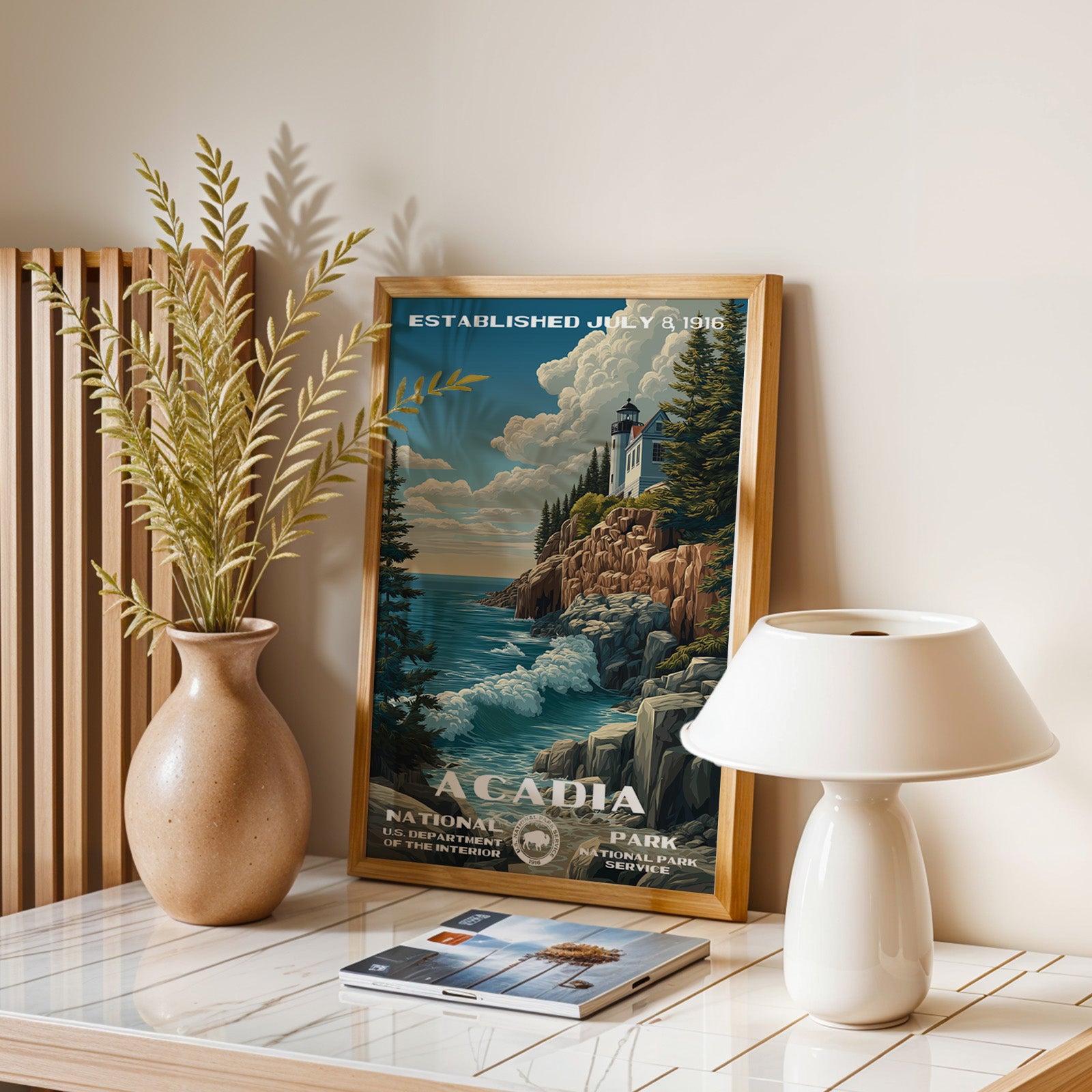 Acadia National Park Vintage WPA