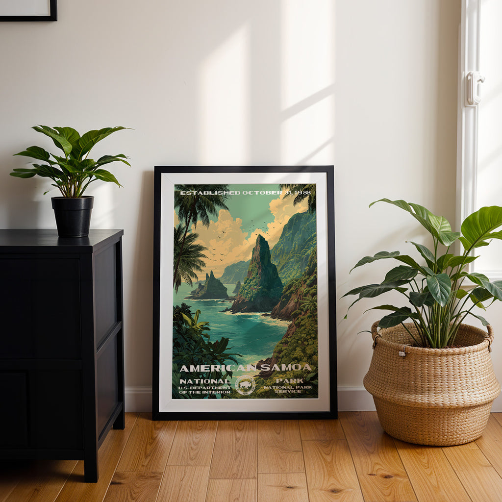 American Samoa National Park Vintage WPA