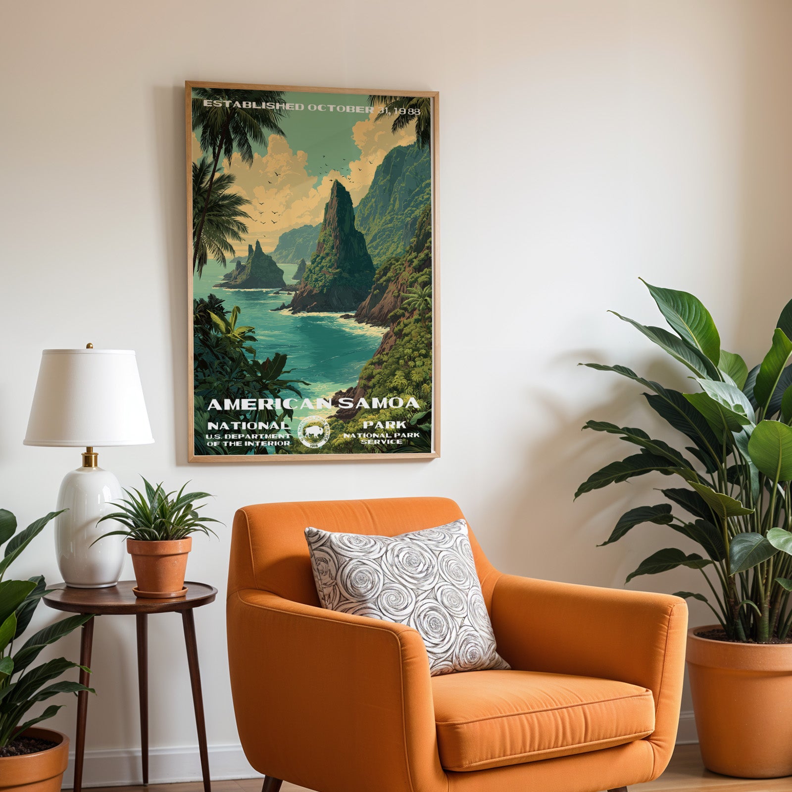 American Samoa National Park Vintage WPA