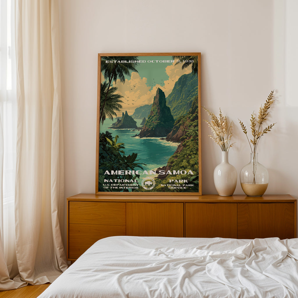 American Samoa National Park Vintage WPA