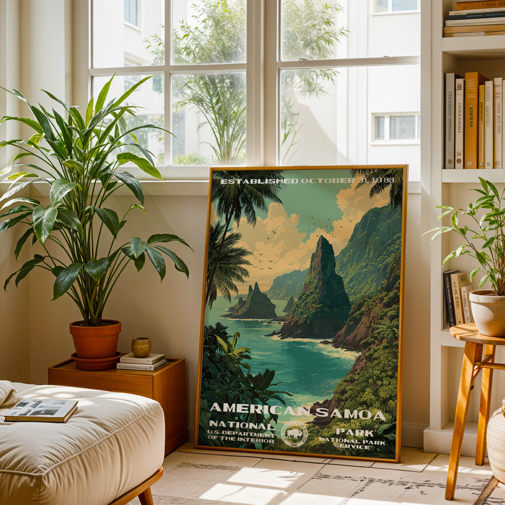 American Samoa National Park Vintage WPA