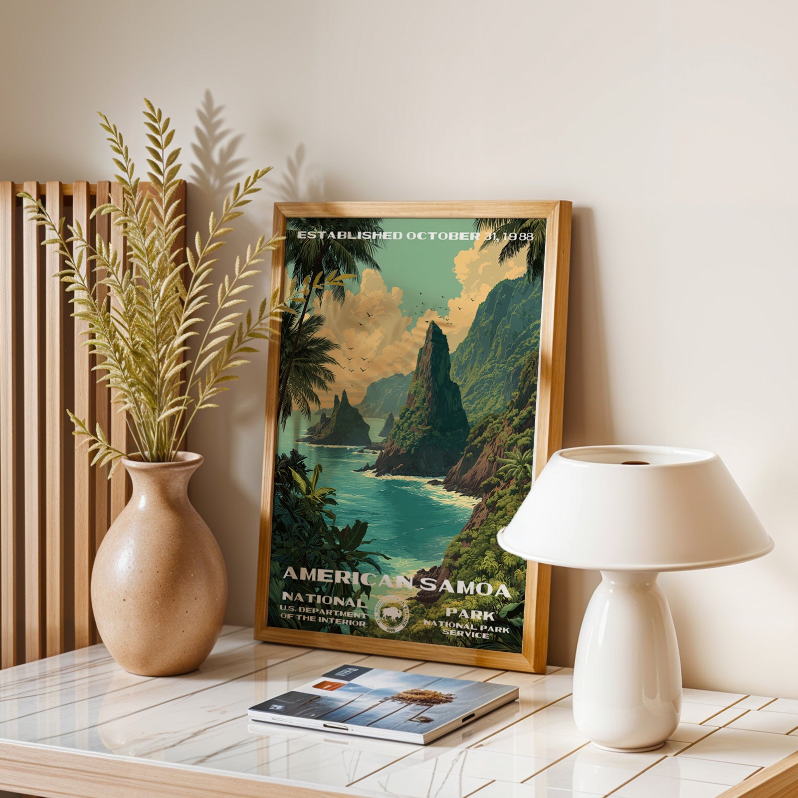 American Samoa National Park Vintage WPA