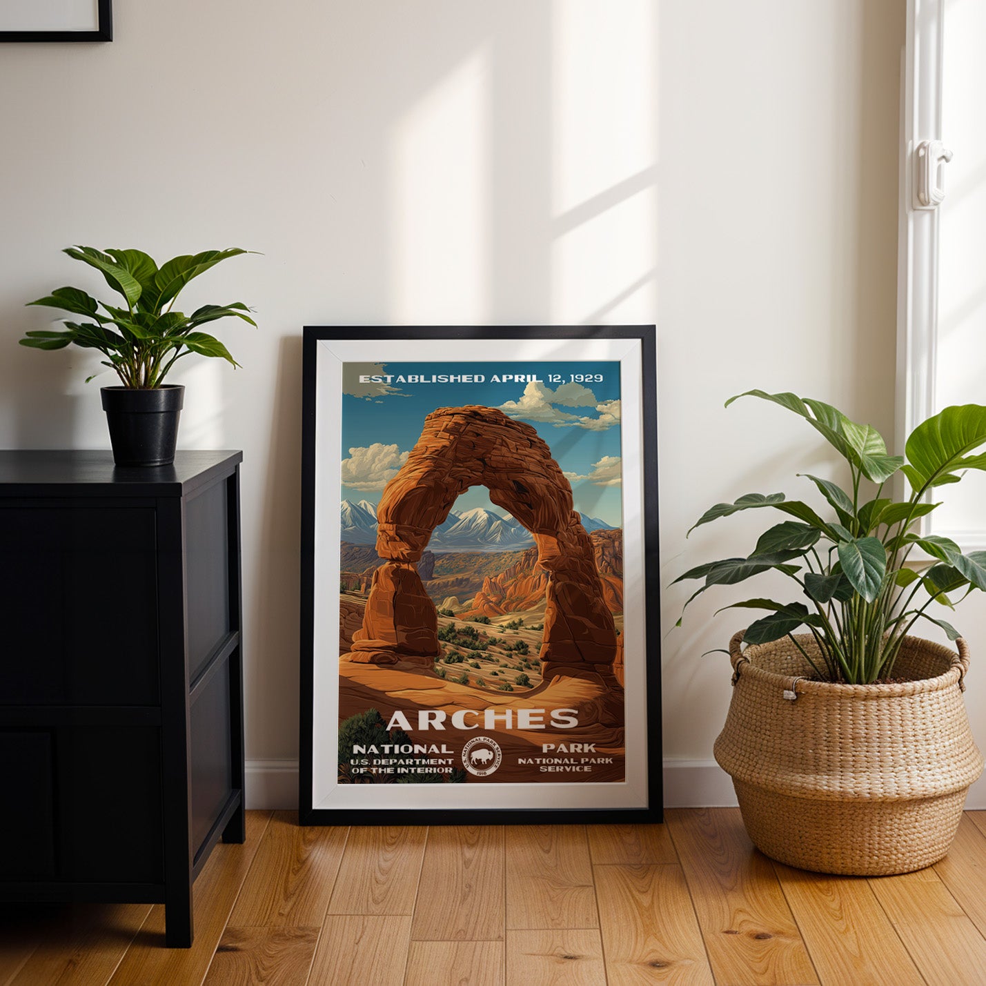 Arches National Park Vintage WPA
