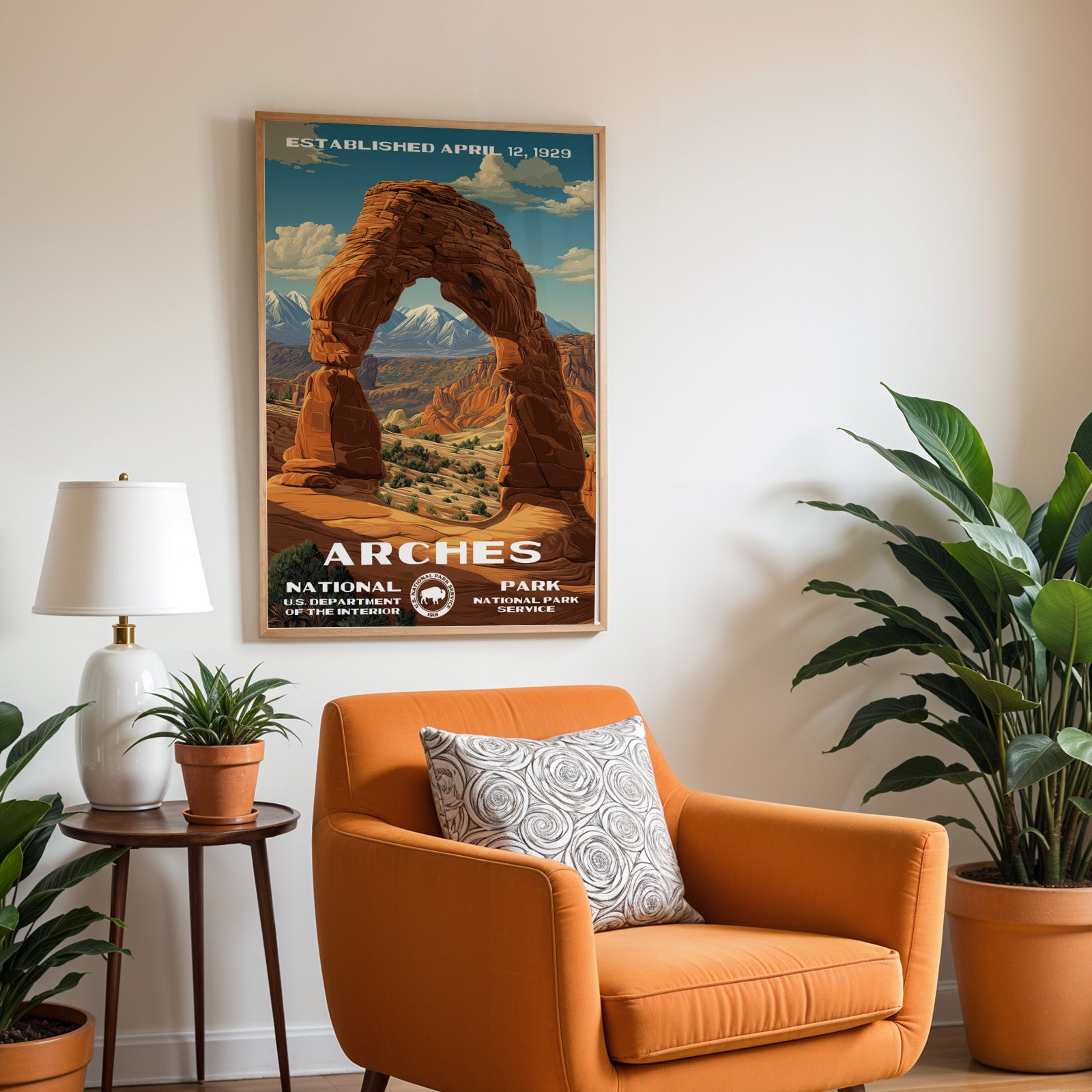 Arches National Park Vintage WPA