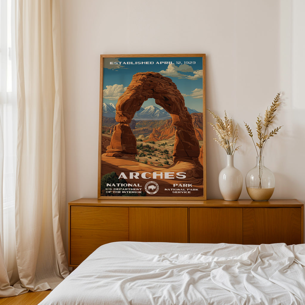 Arches National Park Vintage WPA