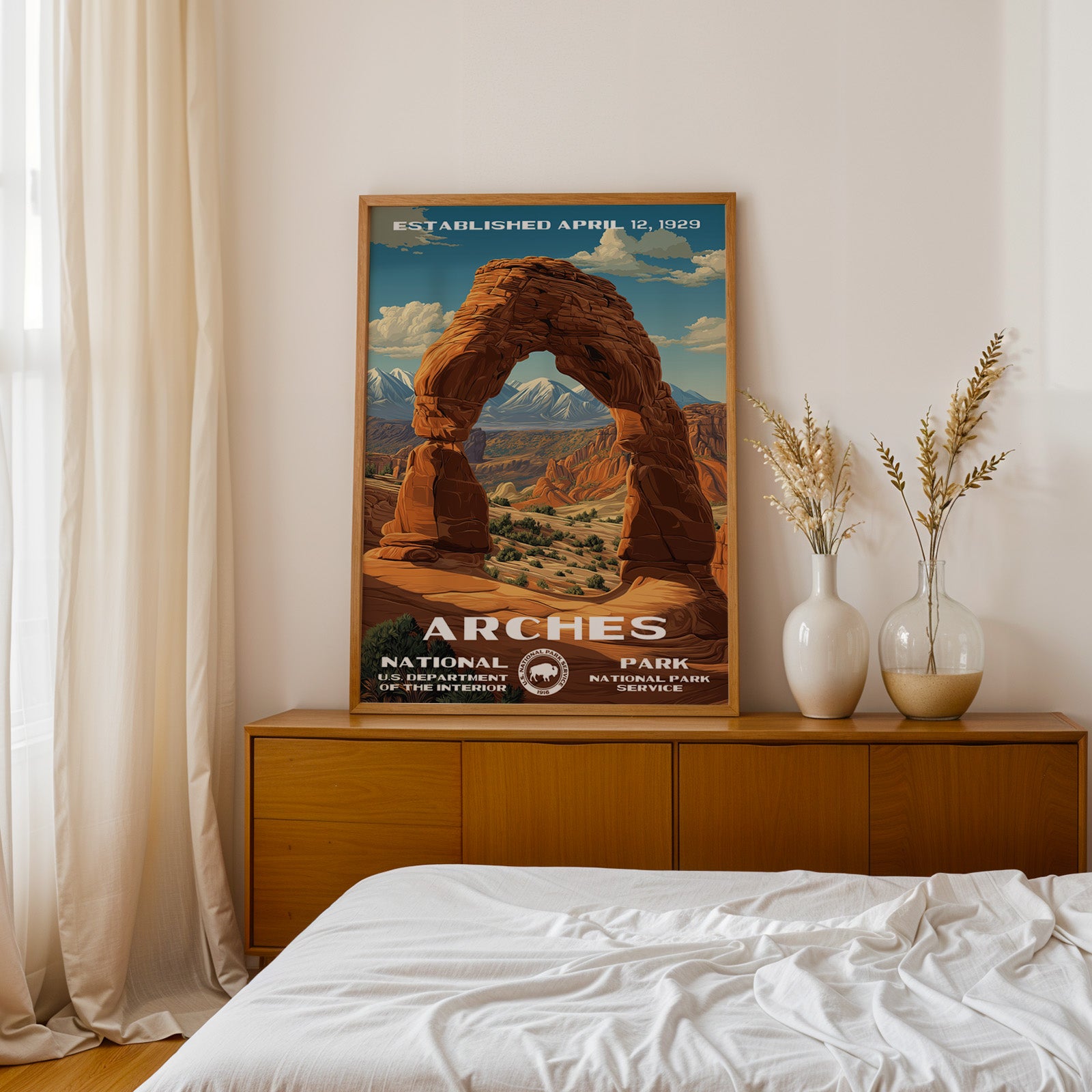 Arches National Park Vintage WPA