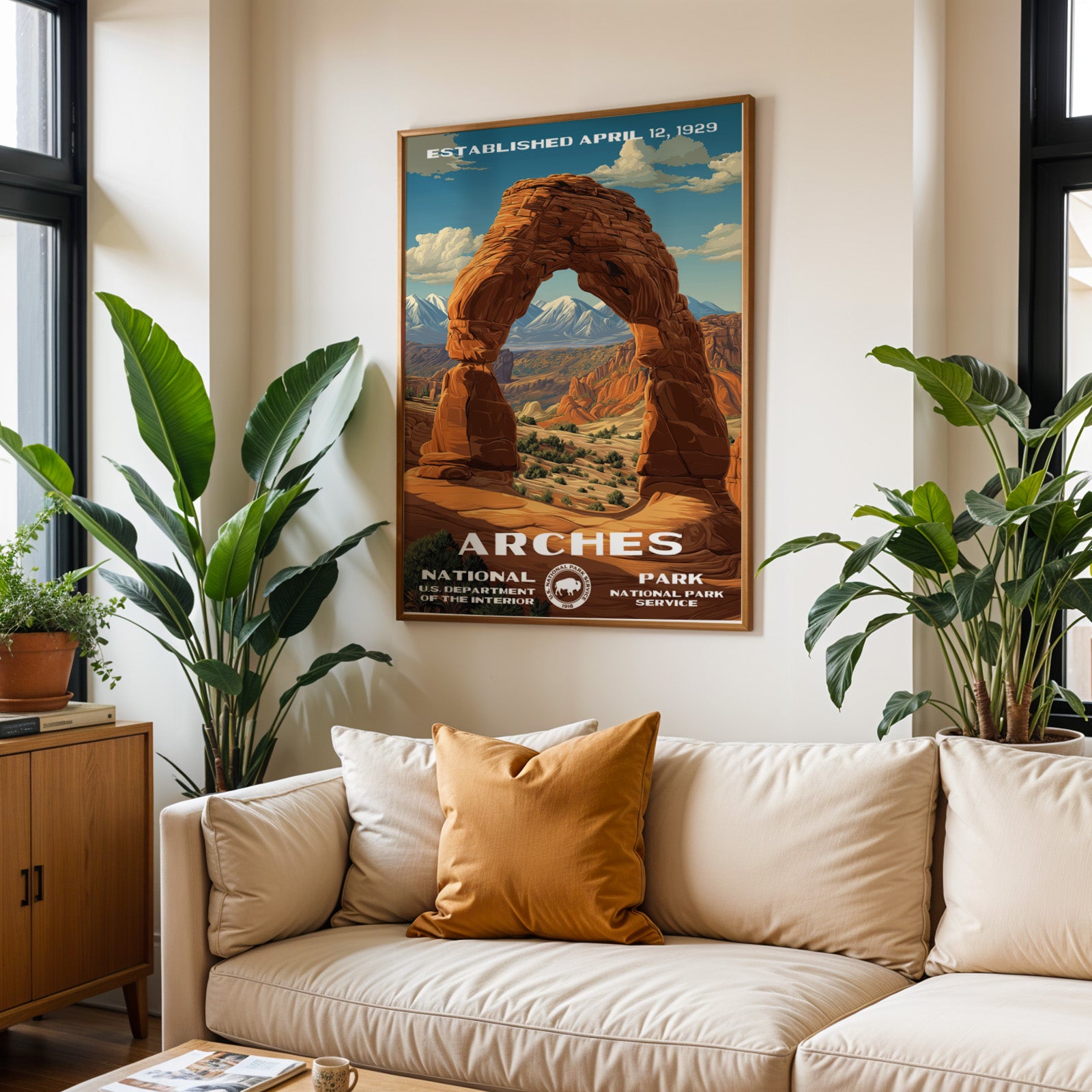 Arches National Park Vintage WPA