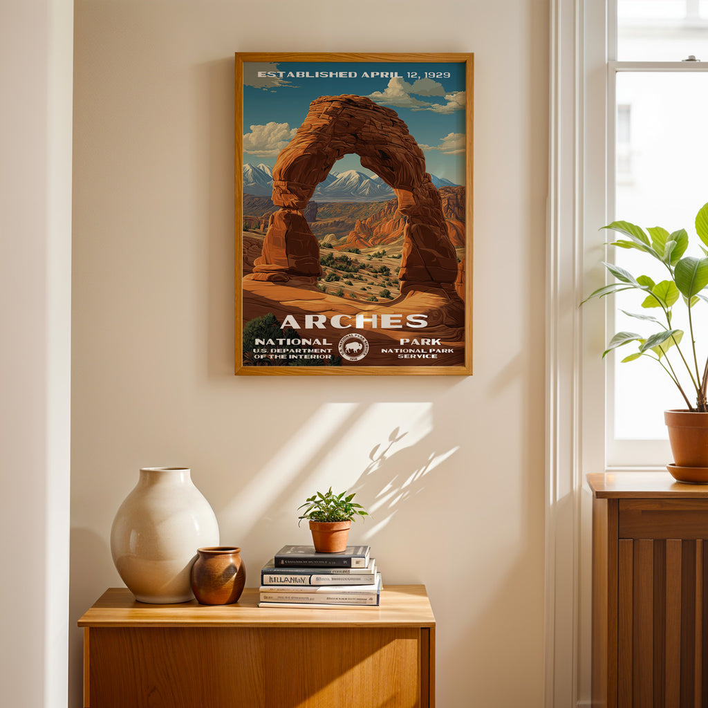 Arches National Park Vintage WPA