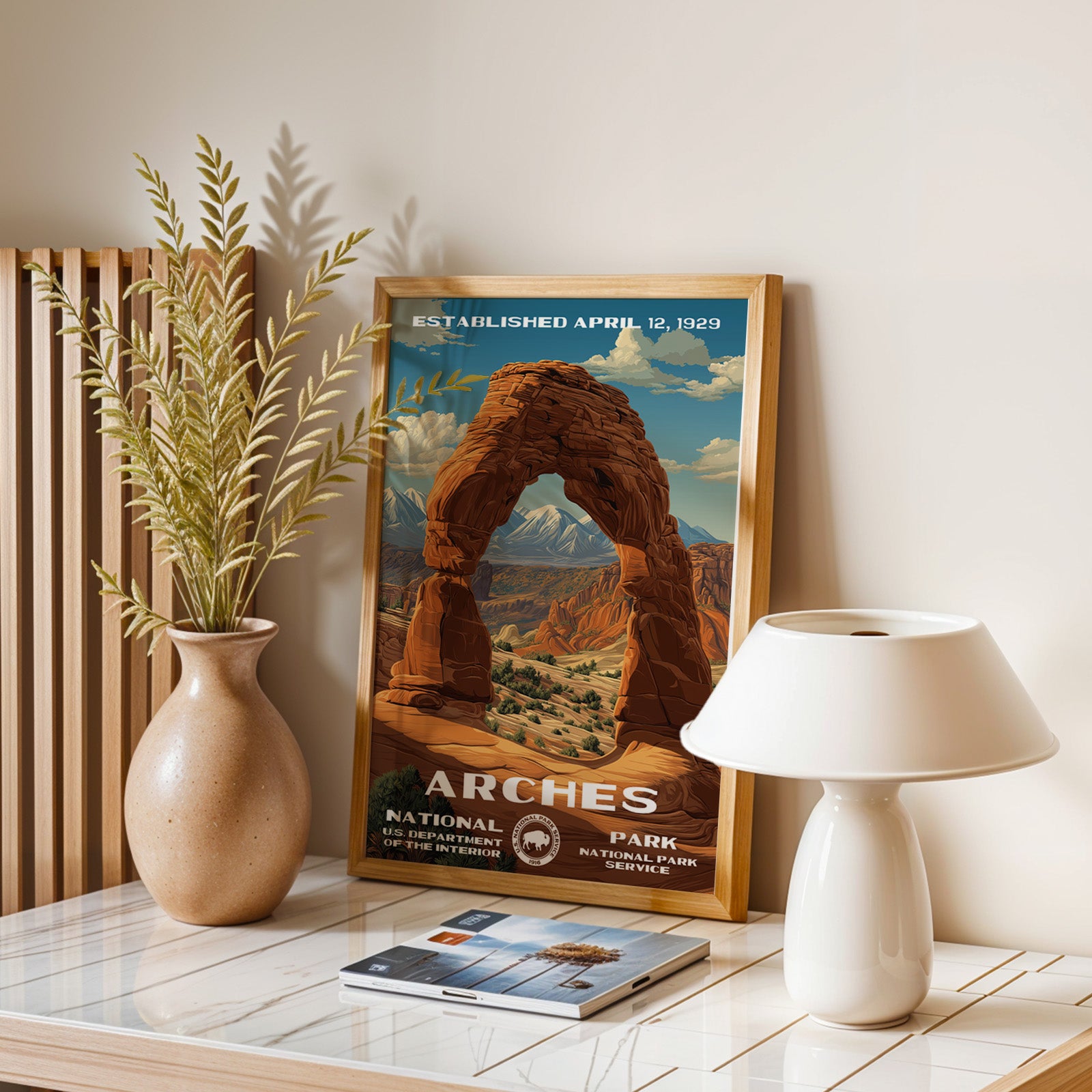 Arches National Park Vintage WPA