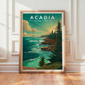 Retro Acadia National Park Print