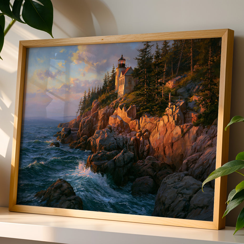 Acadia National Park Classical Oil Painting