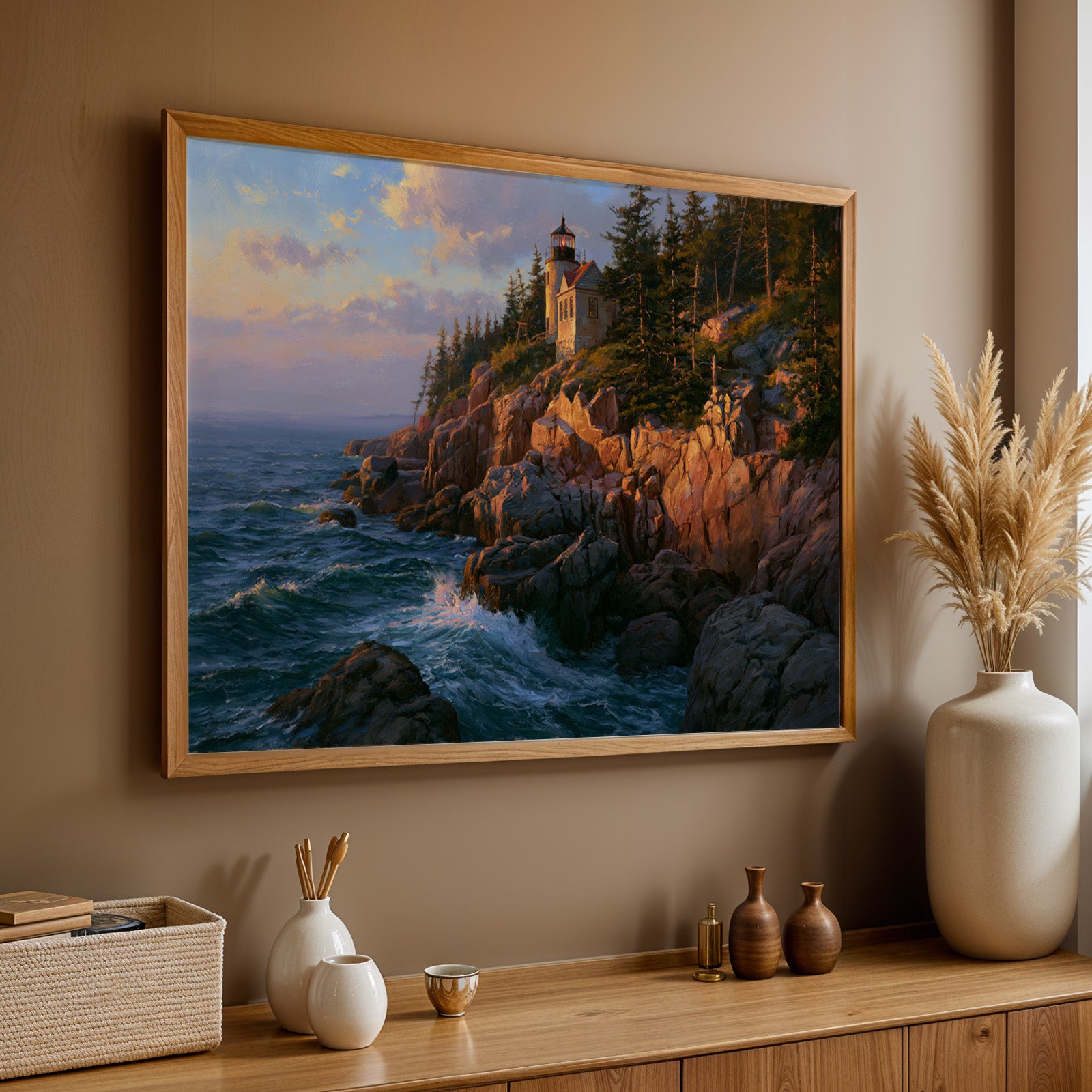 Acadia National Park Classical Oil Painting