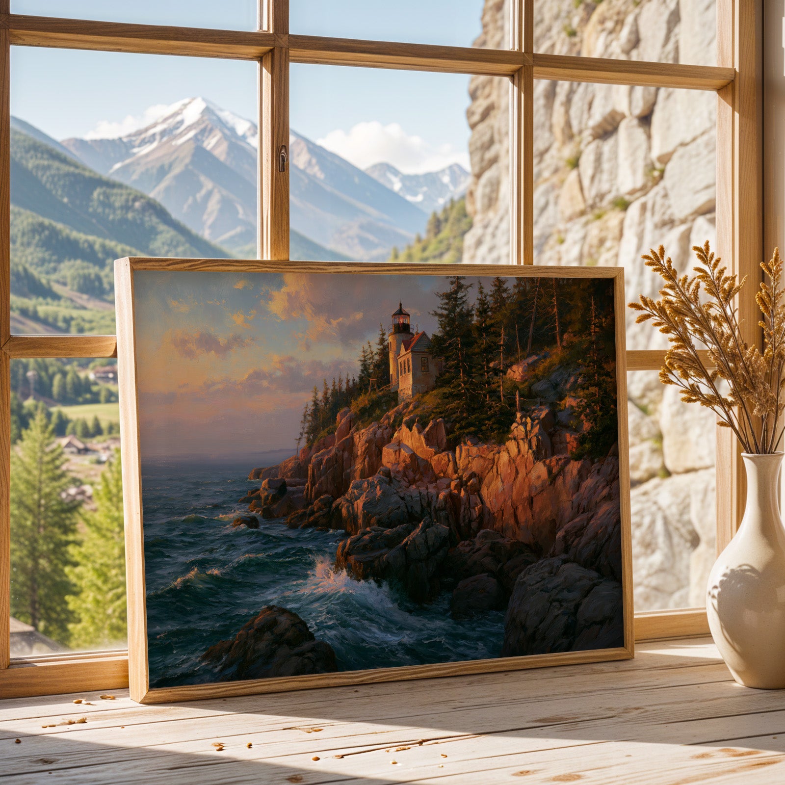 Acadia National Park Classical Oil Painting