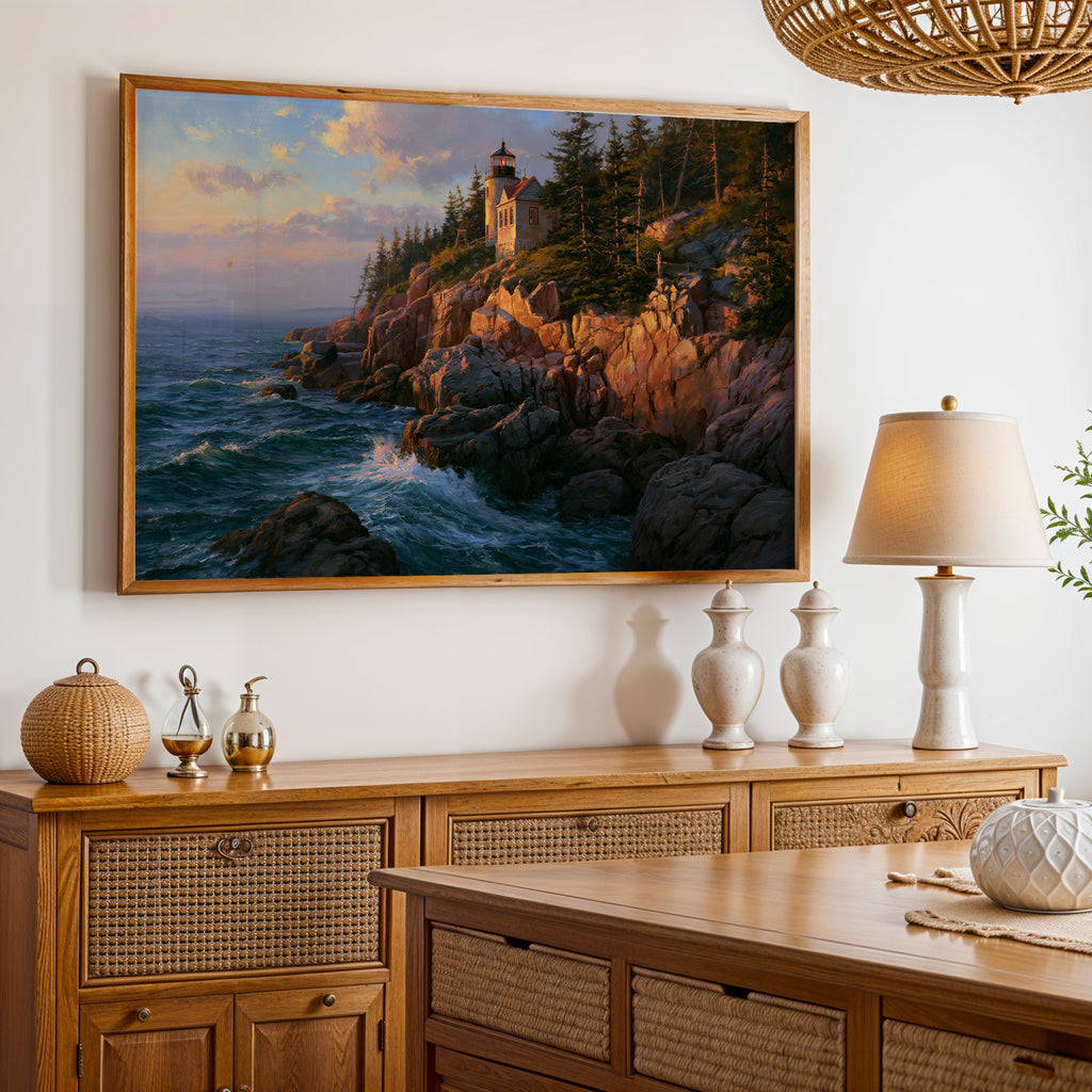 Acadia National Park Classical Oil Painting