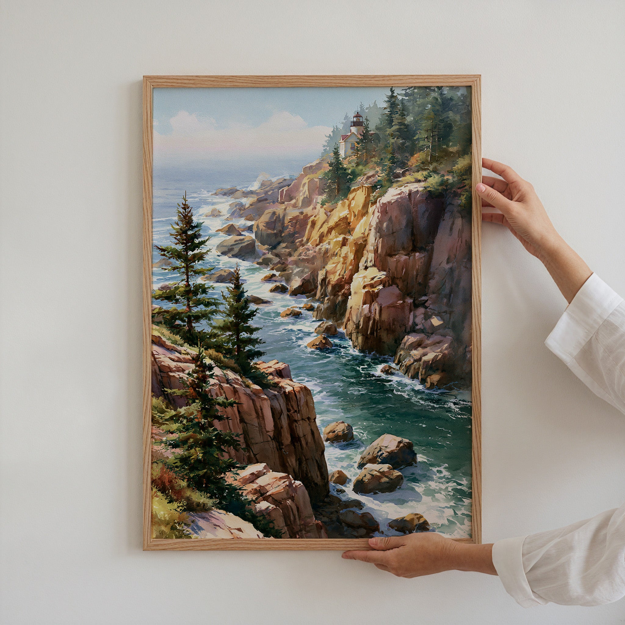 Acadia National Park Watercolor Art