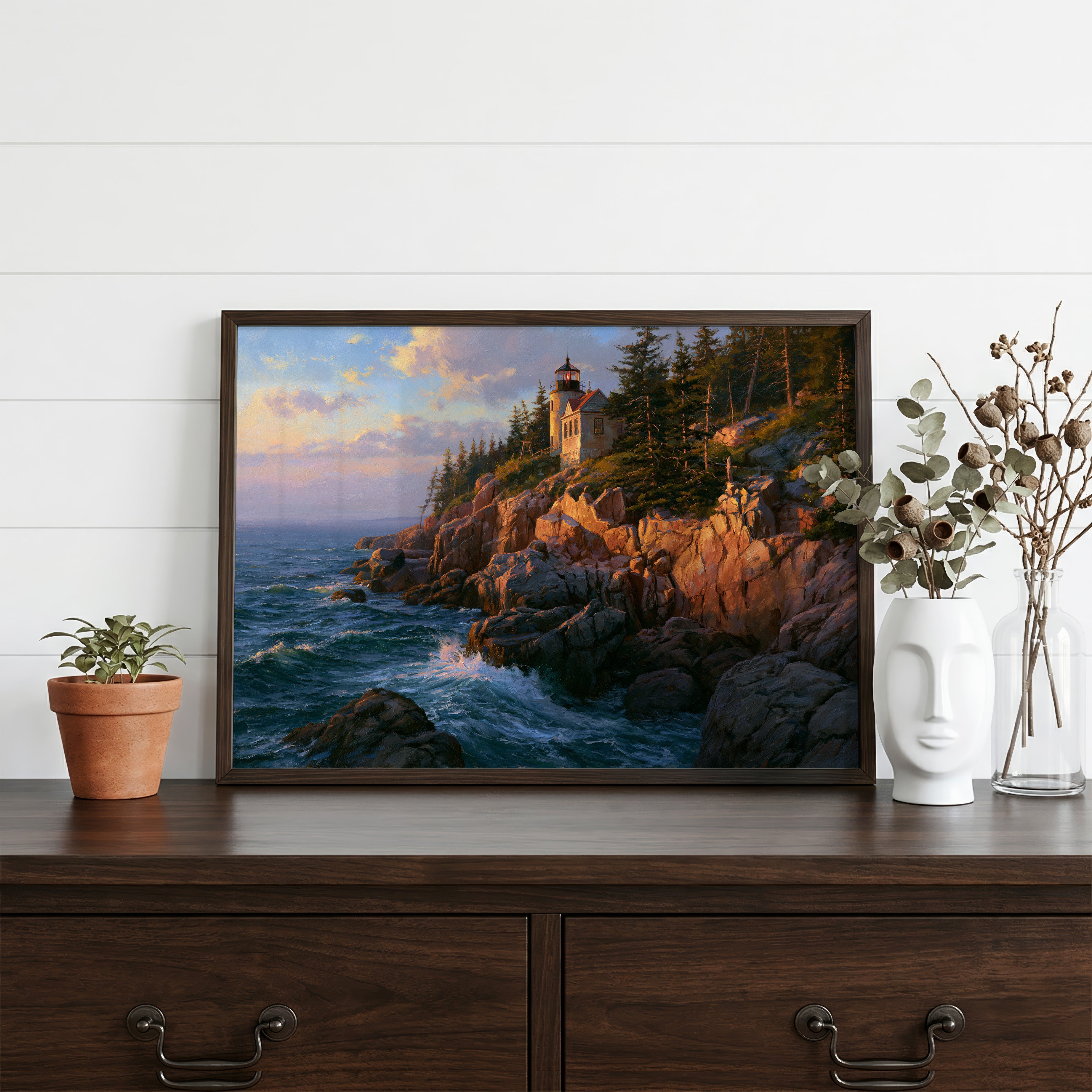 Acadia National Park Classical Oil Painting