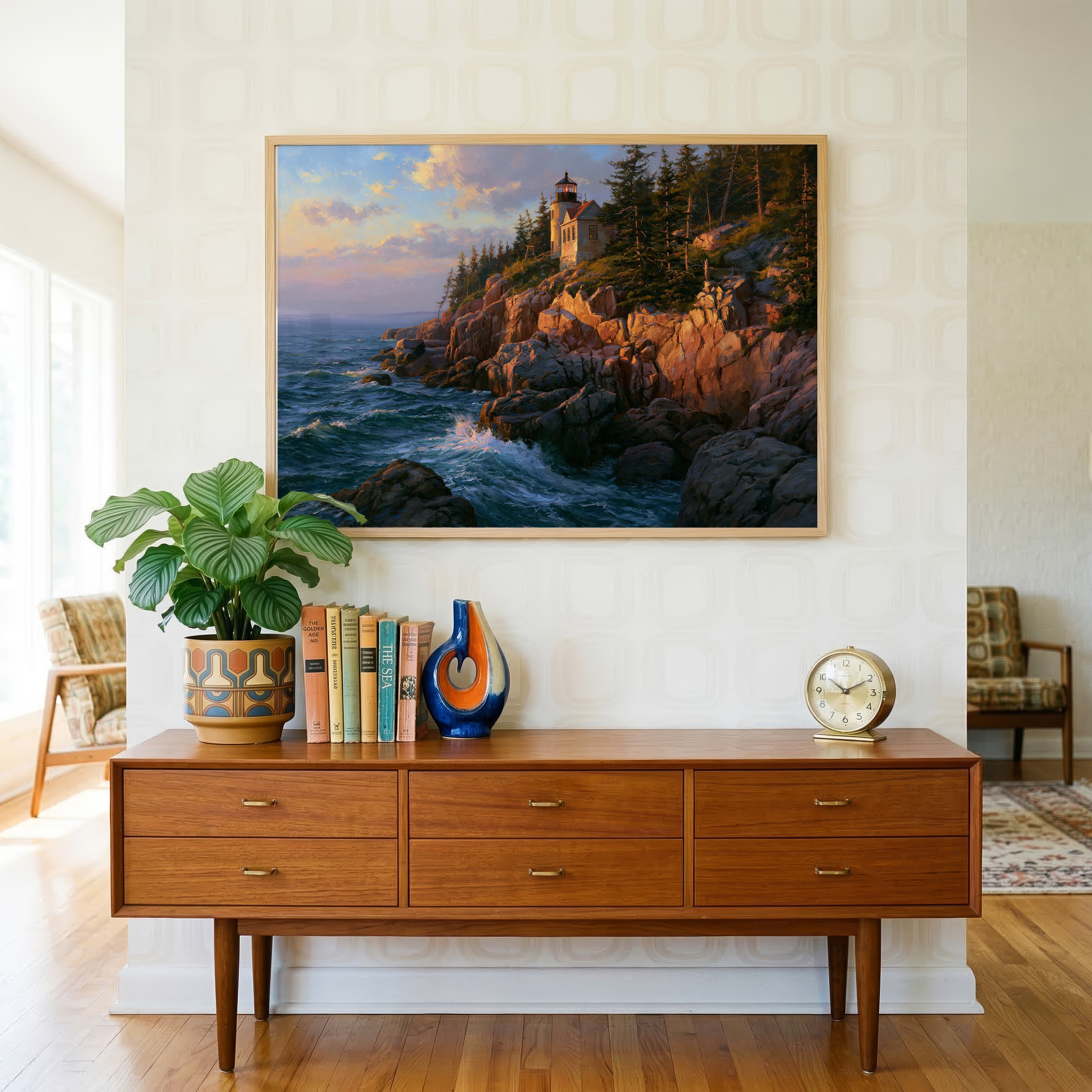 Acadia National Park Classical Oil Painting