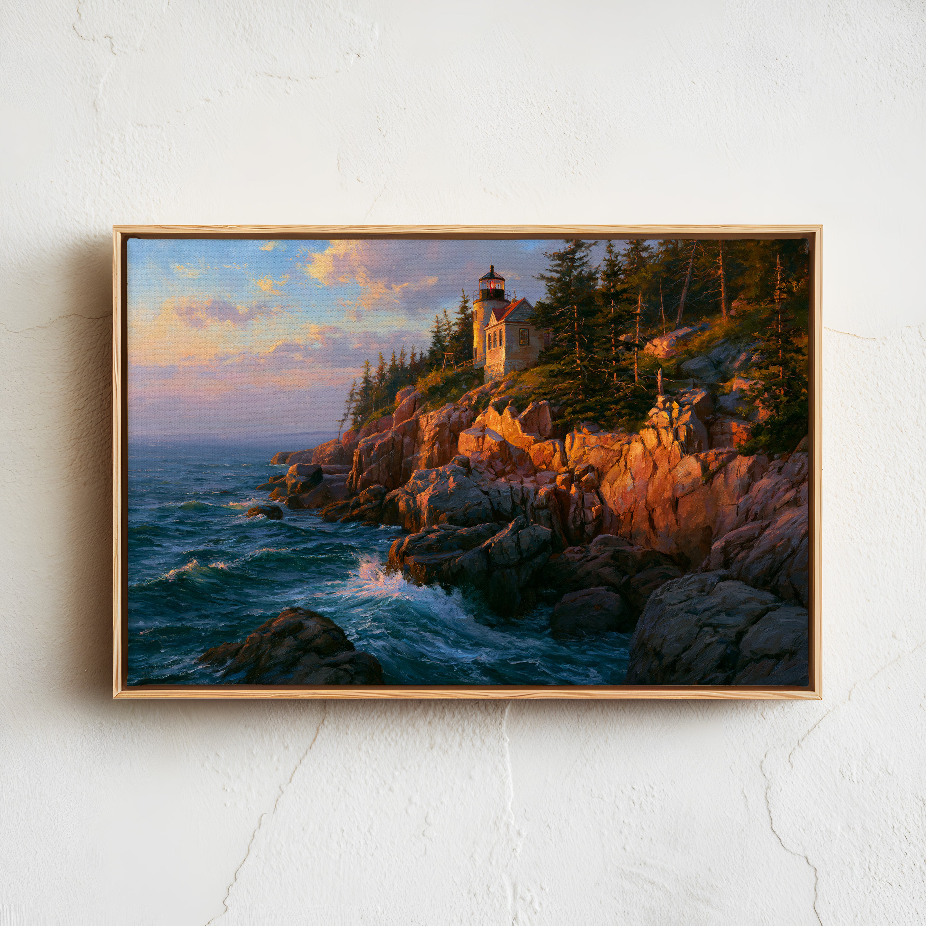 Acadia National Park Classical Oil Painting