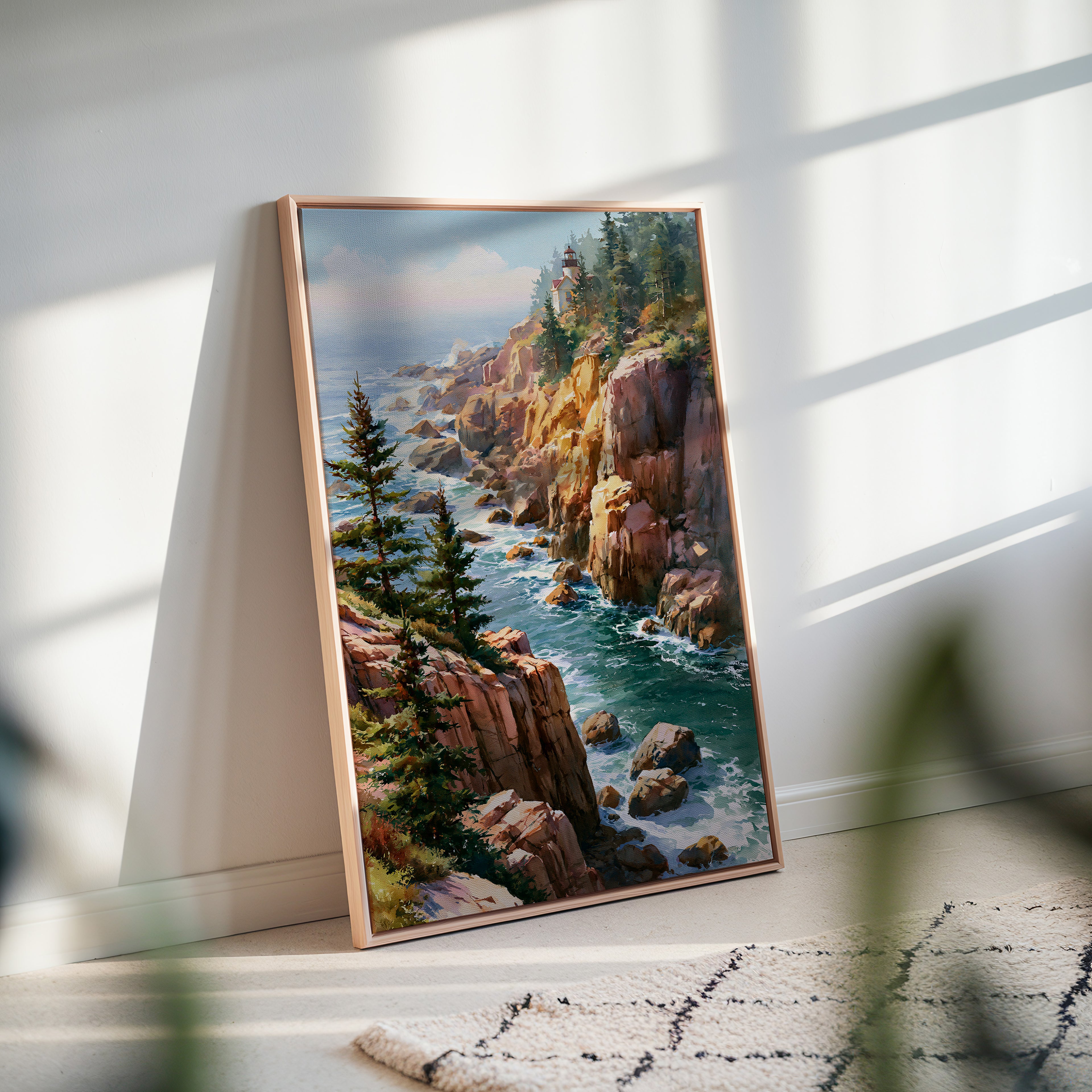 Acadia National Park Watercolor Art