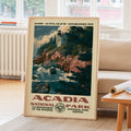 Parc national d'Acadia, art WPA vintage