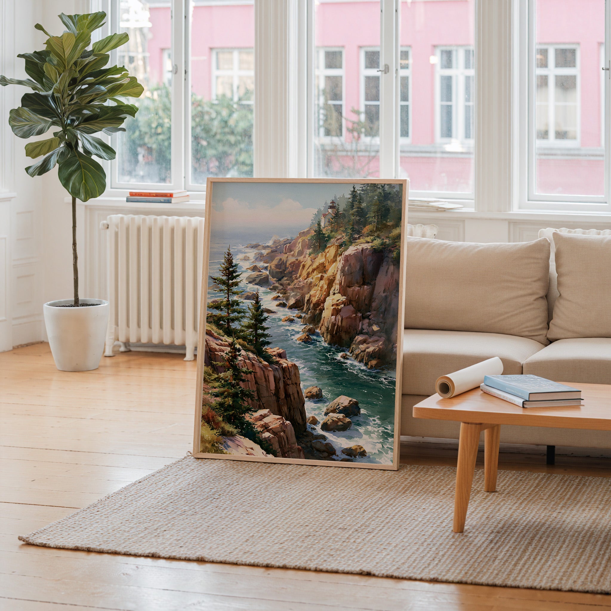 Acadia National Park Watercolor Art
