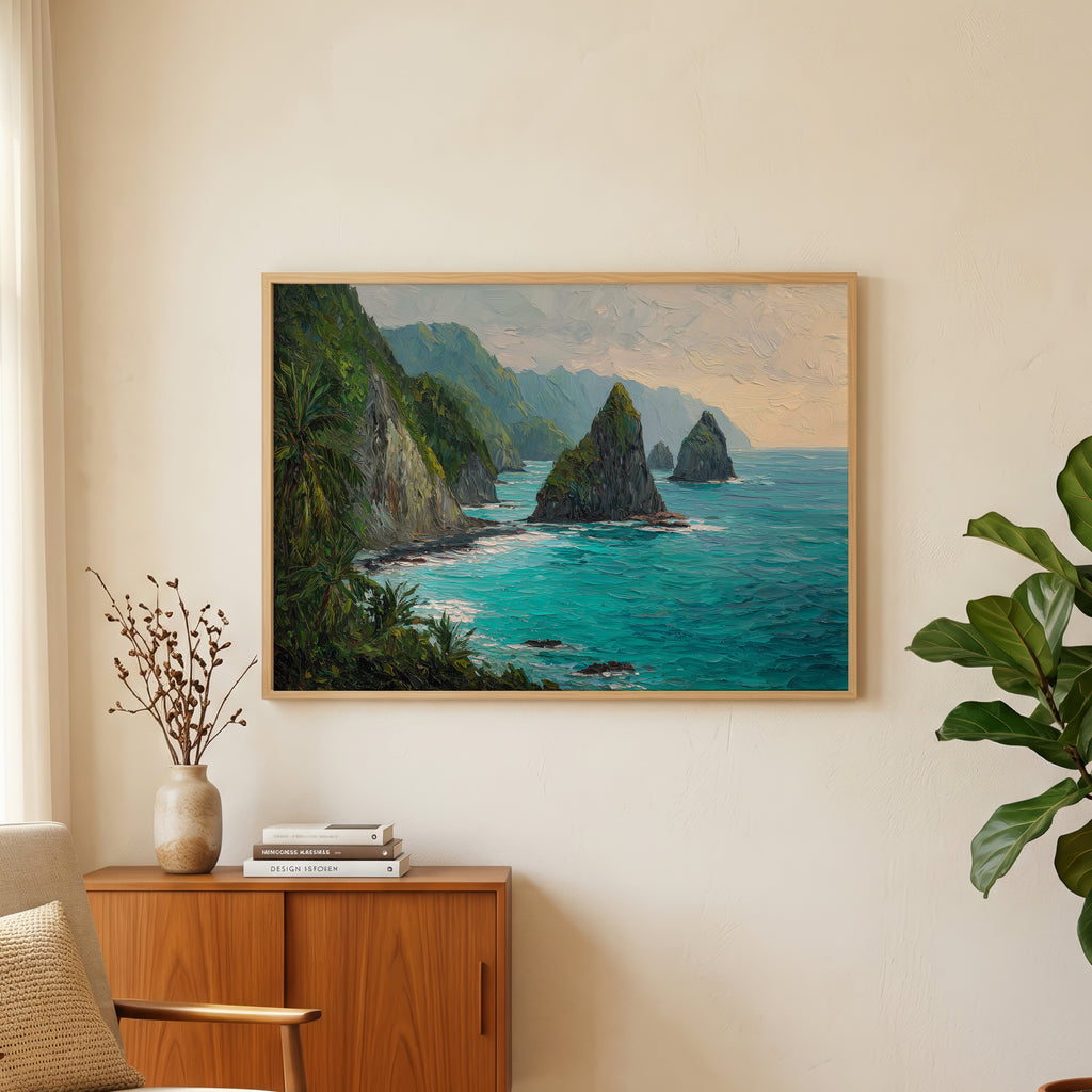 American Samoa National Park Oil Painting
