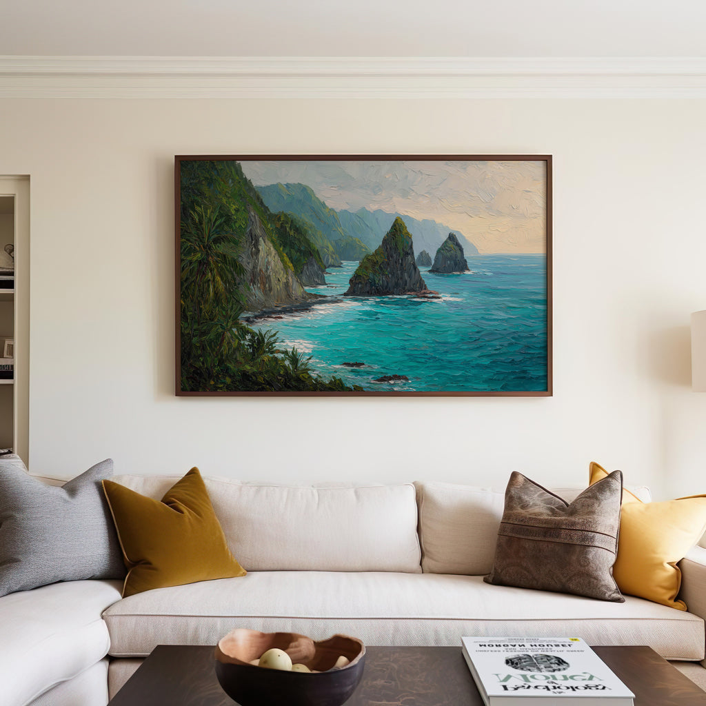 American Samoa National Park Oil Painting