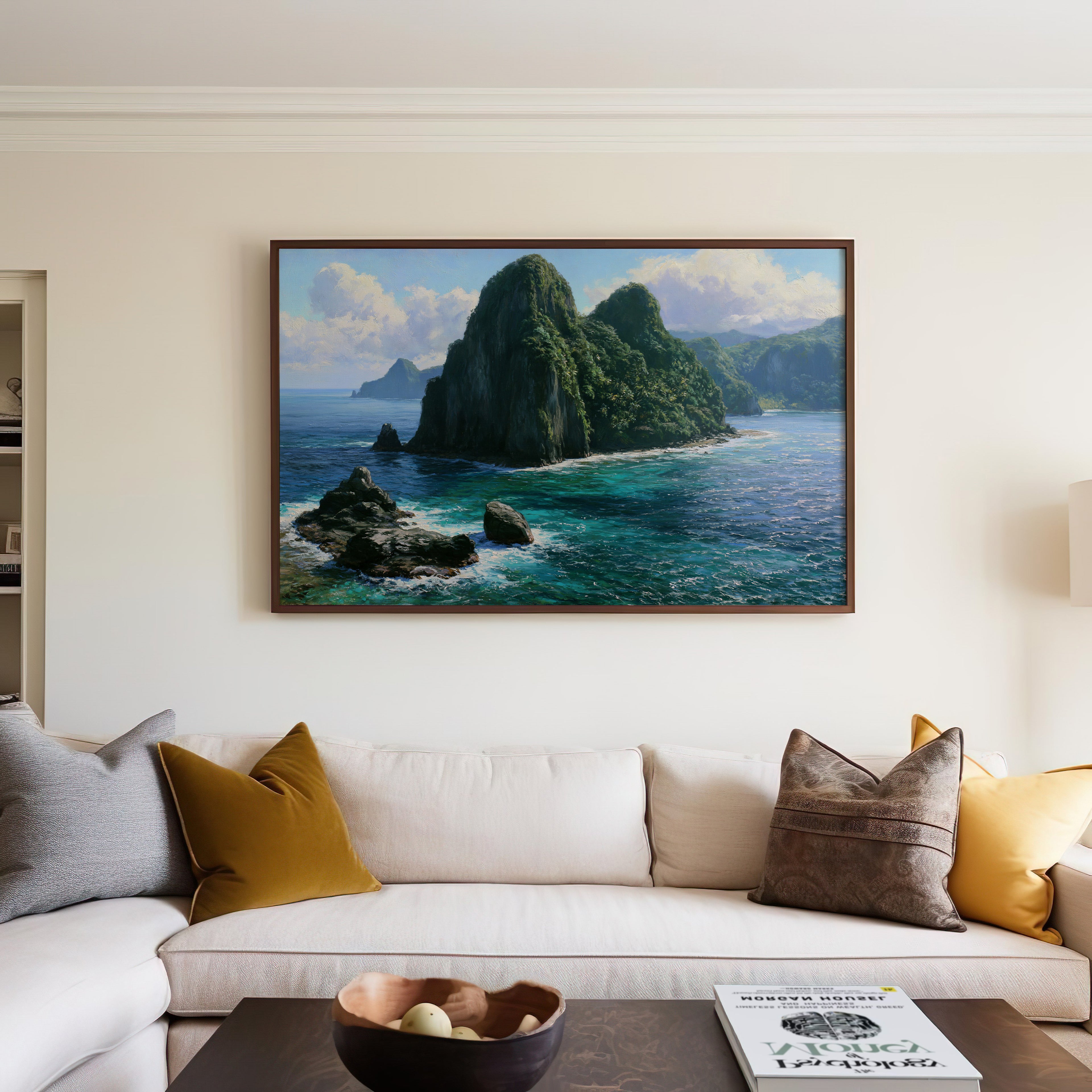 American Samoa National Park Classical Oil Painting