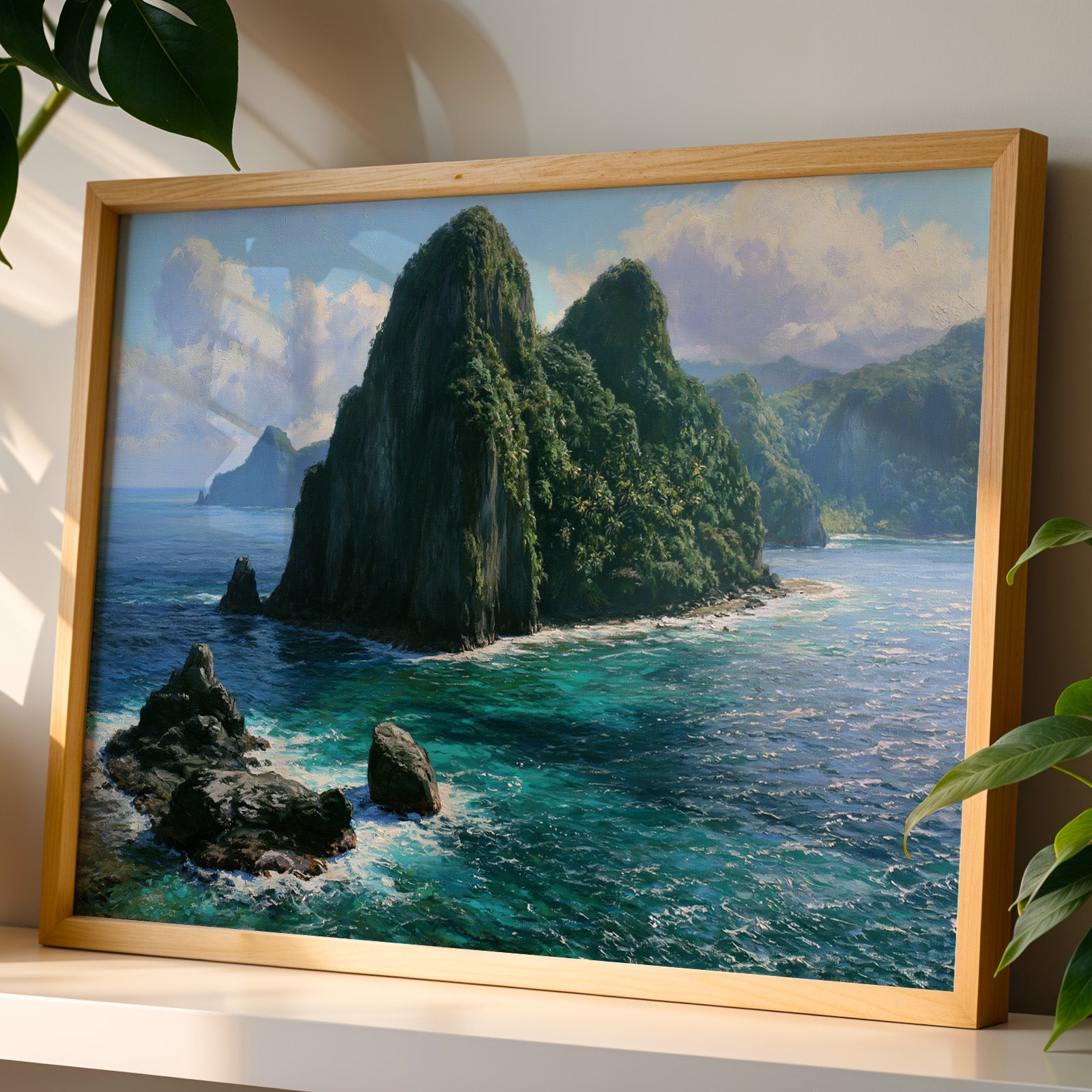 American Samoa National Park Classical Oil Painting