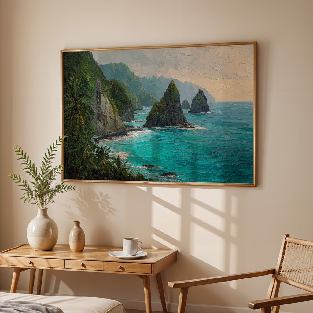 American Samoa National Park Oil Painting