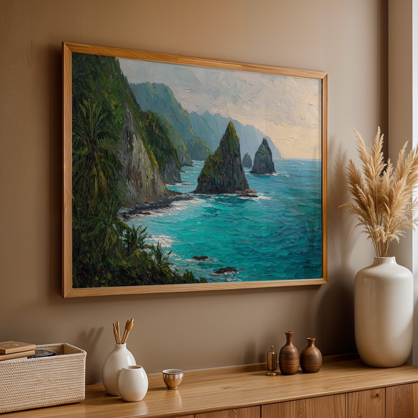 American Samoa National Park Oil Painting