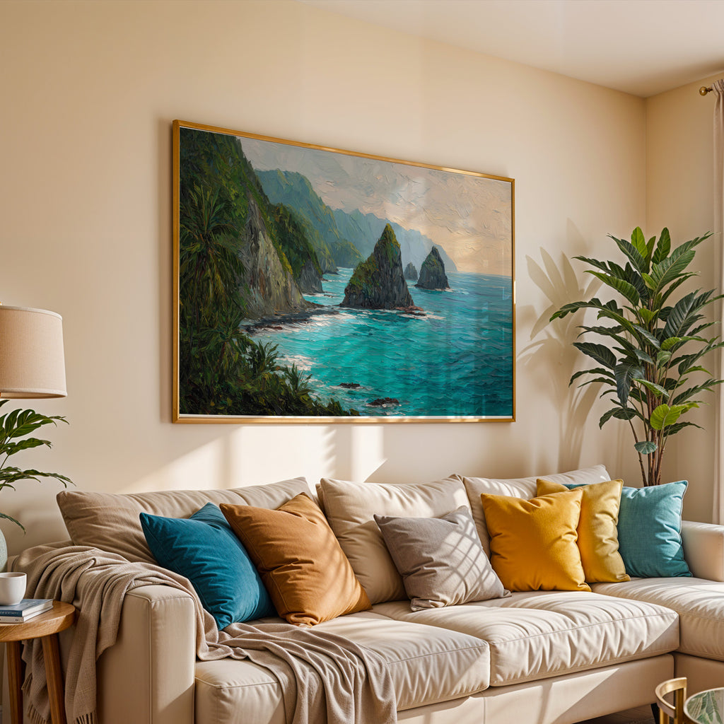 American Samoa National Park Oil Painting
