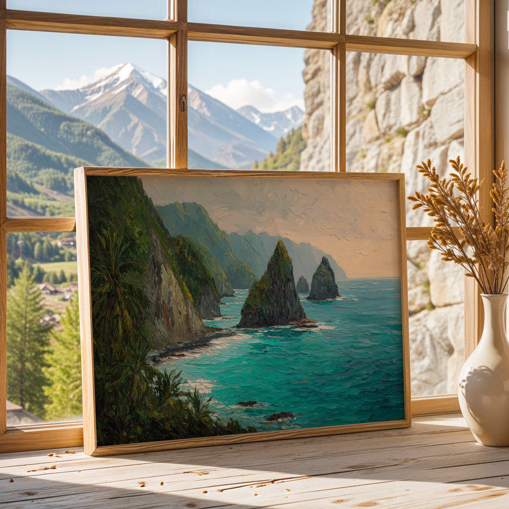 American Samoa National Park Oil Painting