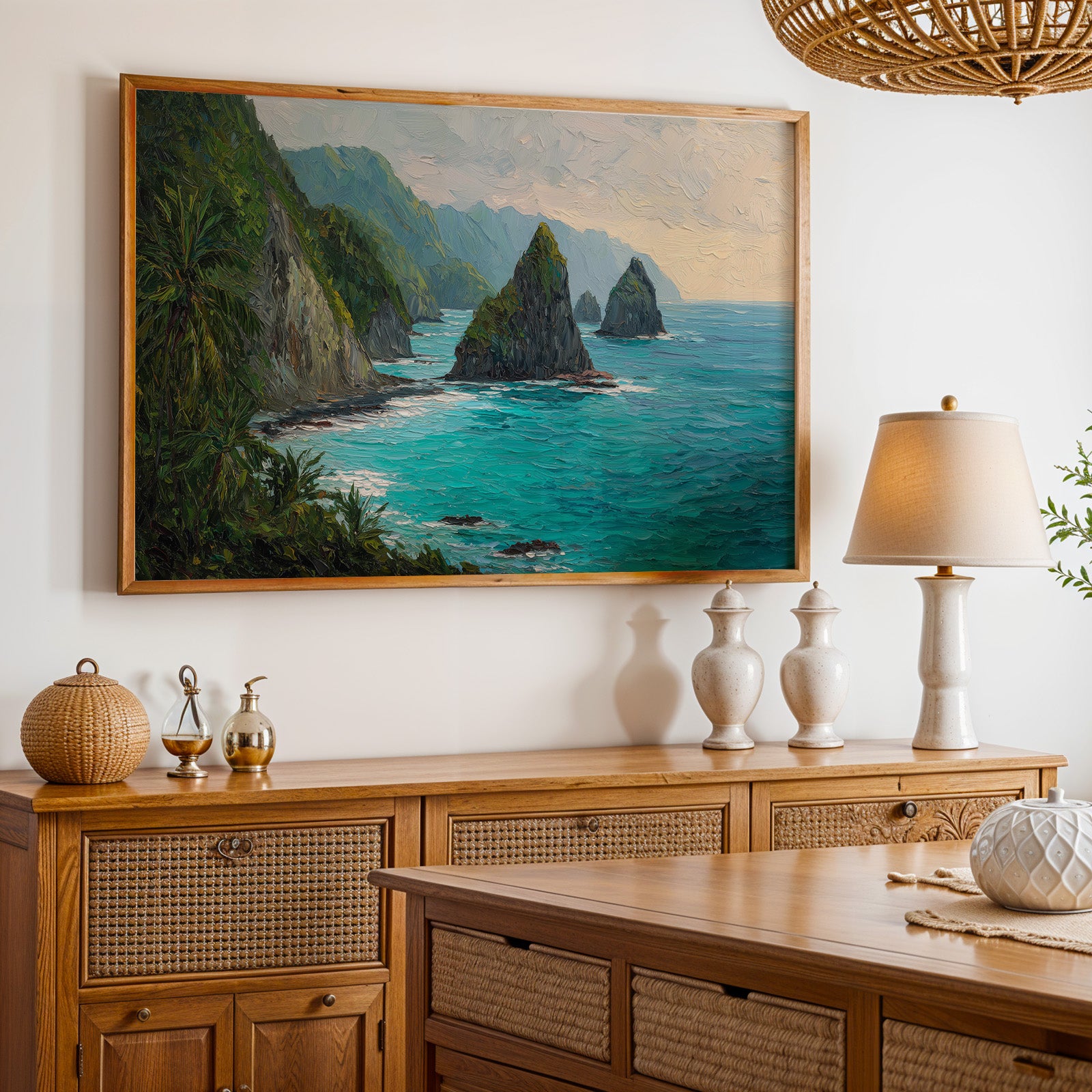 American Samoa National Park Oil Painting